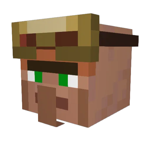 GUMO_BL Minecraft avatar head, 3D render