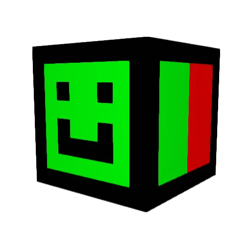 GUN_233 Minecraft avatar head, 3D render