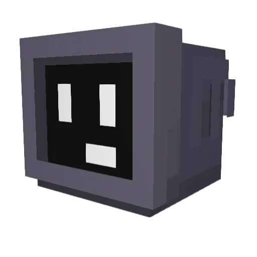 GUNshooter3D Minecraft avatar head, 3D render