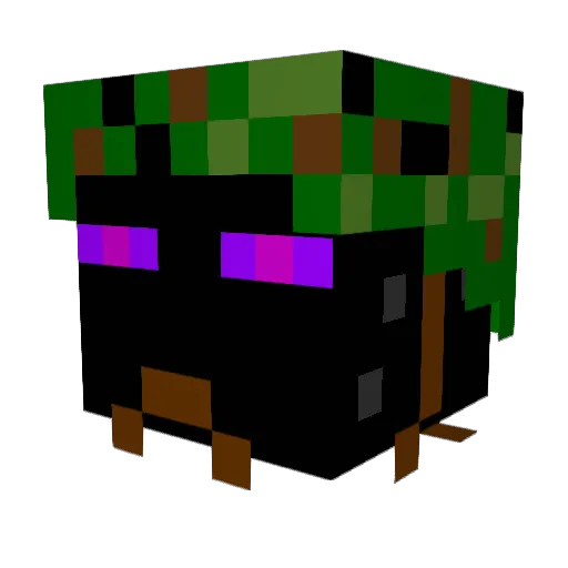 GUREN4121 Minecraft avatar head, 3D render