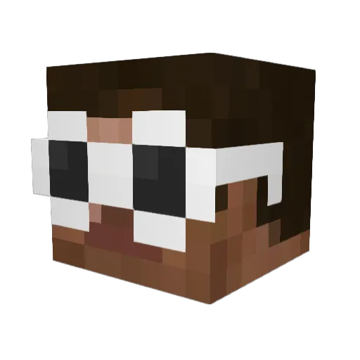GUSTAVO9735 Minecraft avatar head, 3D render