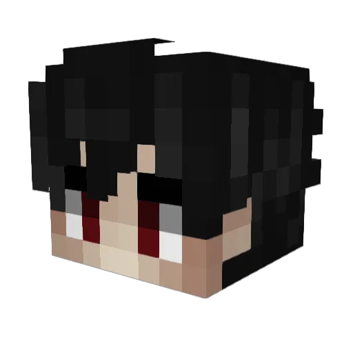GUYACUTE Minecraft avatar head, 3D render