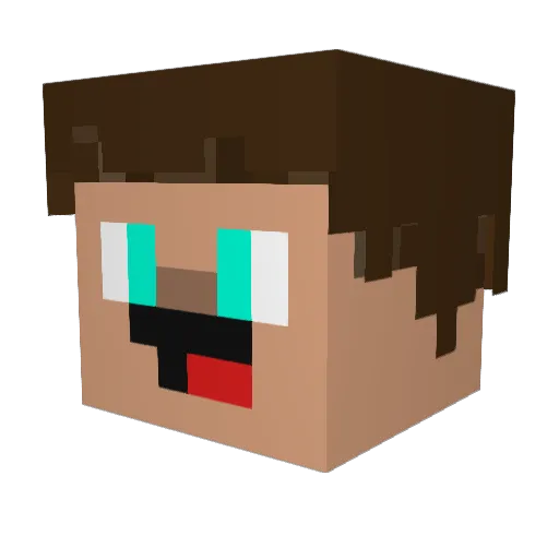 GUYGUY2011 Minecraft avatar head, 3D render