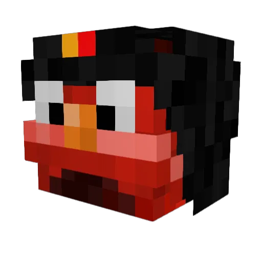 GUYeveryoneLOVE Minecraft avatar head, 3D render
