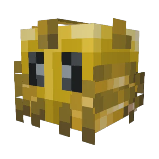 GVLive Minecraft avatar head, 3D render