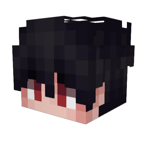 GVento7 Minecraft avatar head, 3D render