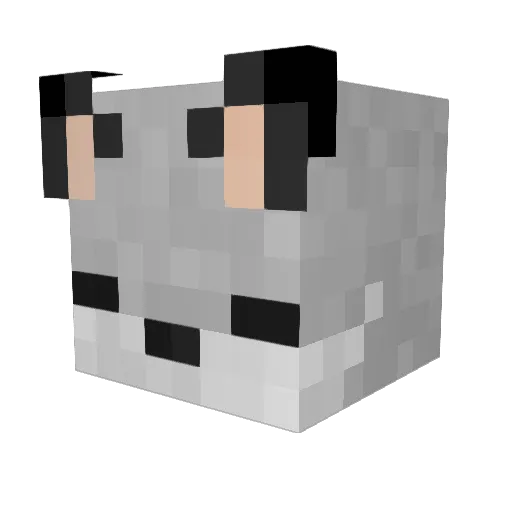 GWAK_ Minecraft avatar head, 3D render