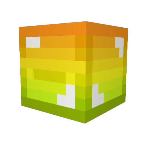 GWGroovy Minecraft avatar head, 3D render