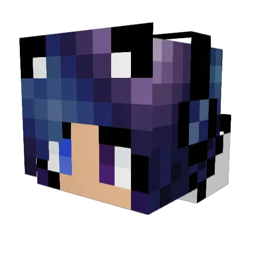 GWOLF4LIFE Minecraft avatar head, 3D render