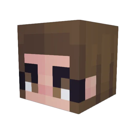 GWedman24 Minecraft avatar head, 3D render