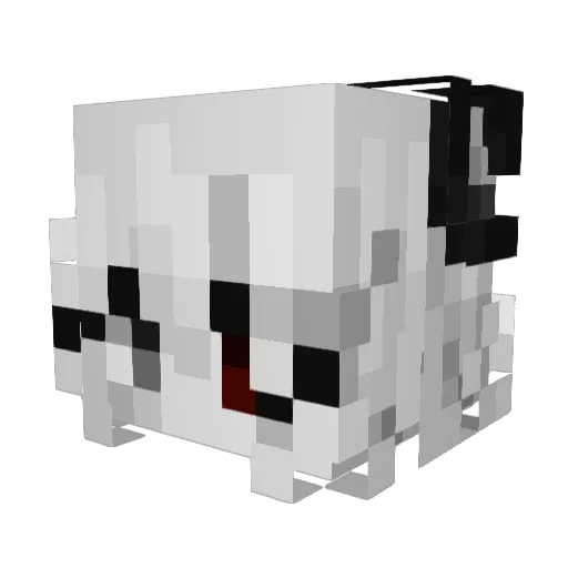 GX201302 Minecraft avatar head, 3D render