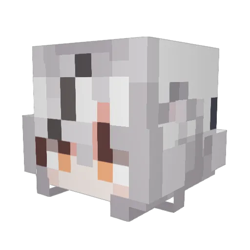 GXDBS Minecraft avatar head, 3D render