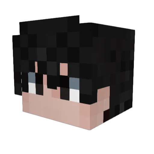 GXLandi Minecraft avatar head, 3D render