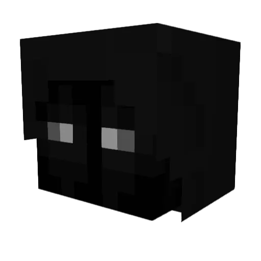 GXXO Minecraft avatar head, 3D render