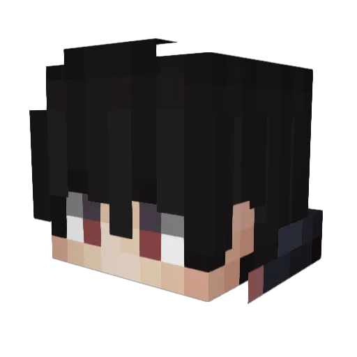 GXeoZ Minecraft avatar head, 3D render