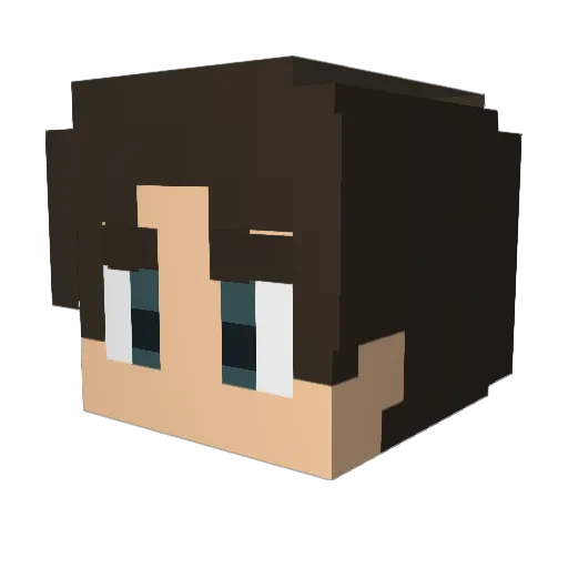 GY0REN Minecraft avatar head, 3D render