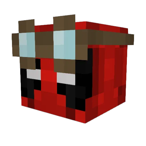 GYPOCKET Minecraft avatar head, 3D render