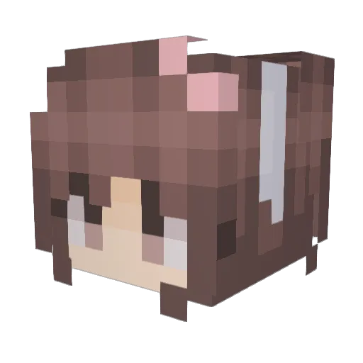 GYUMIN14 Minecraft avatar head, 3D render