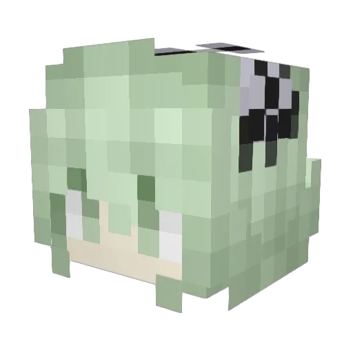 GYydm Minecraft avatar head, 3D render