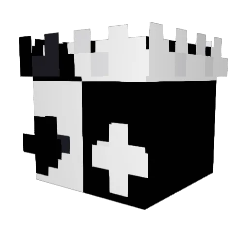 GZAR0 Minecraft avatar head, 3D render