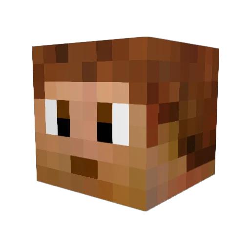 GZekko Minecraft avatar head, 3D render