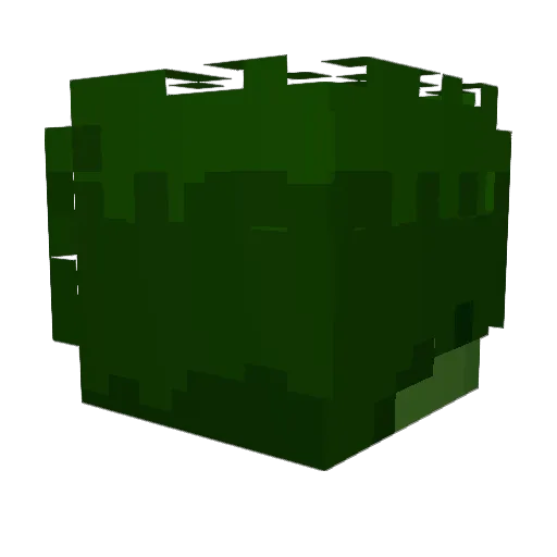 G_55 Minecraft avatar head, 3D render