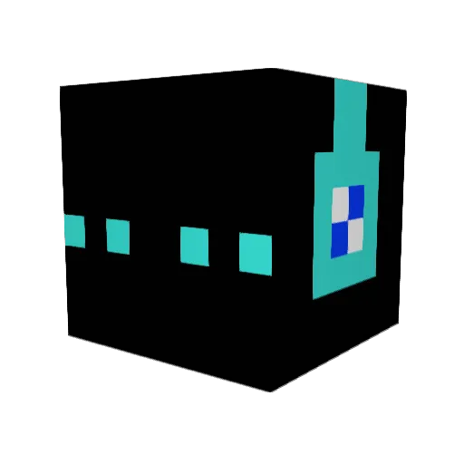 G_G_Srin Minecraft avatar head, 3D render