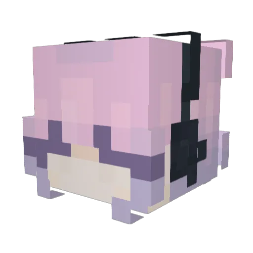G_G_dark7518 Minecraft avatar head, 3D render