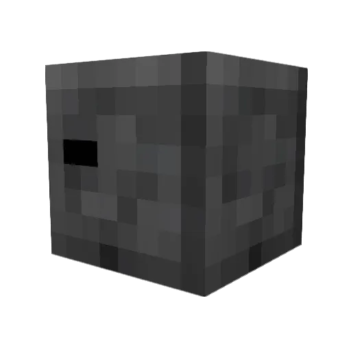 G_MF37 Minecraft avatar head, 3D render