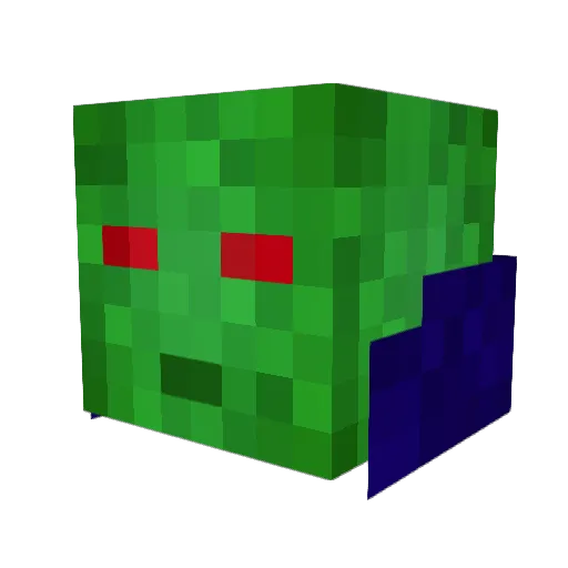 G_Man_15 Minecraft avatar head, 3D render
