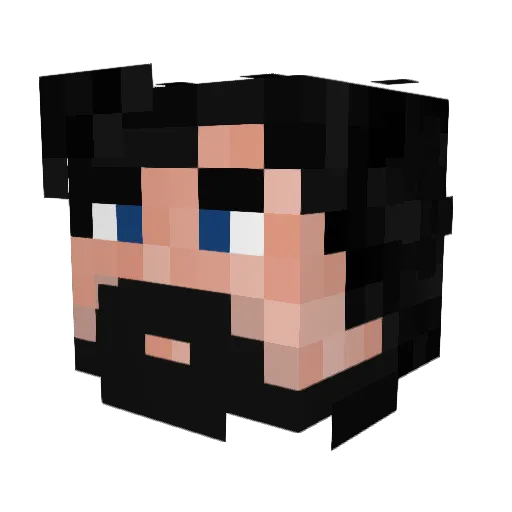 G_Moritz Minecraft avatar head, 3D render