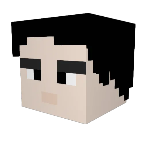 G_Oven Minecraft avatar head, 3D render