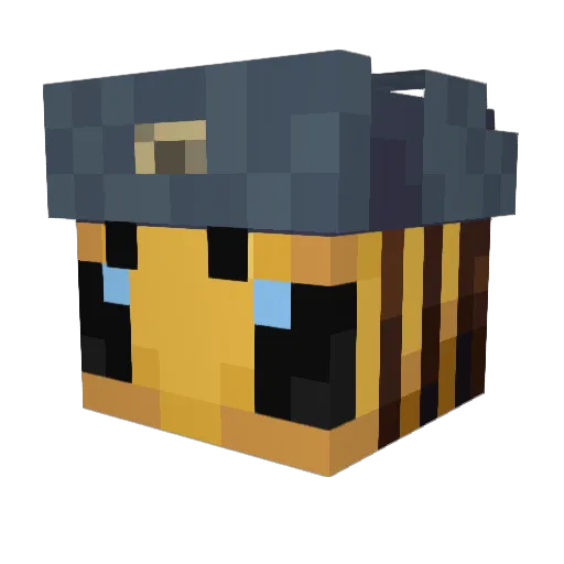 G_P_5 Minecraft avatar head, 3D render