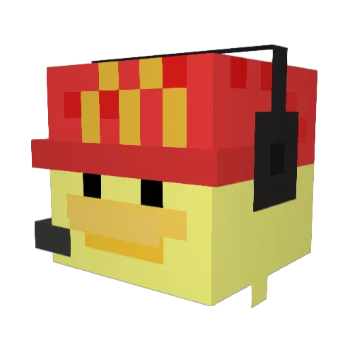 G_Sando Minecraft avatar head, 3D render