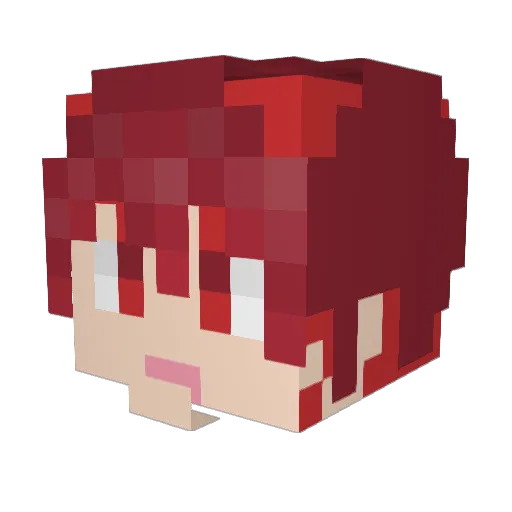 G_Snart Minecraft avatar head, 3D render