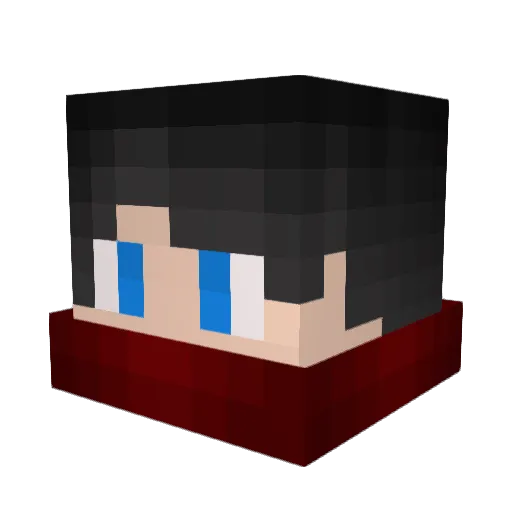 G_Trisera Minecraft avatar head, 3D render