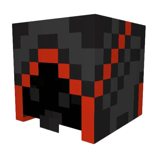 G_United Minecraft avatar head, 3D render