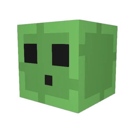 G_Voltage Minecraft avatar head, 3D render
