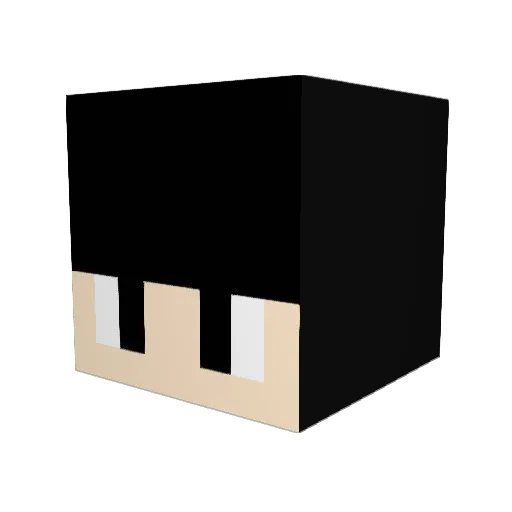 G__race Minecraft avatar head, 3D render