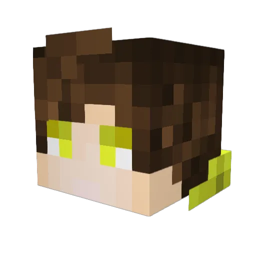 G_ivan Minecraft avatar head, 3D render
