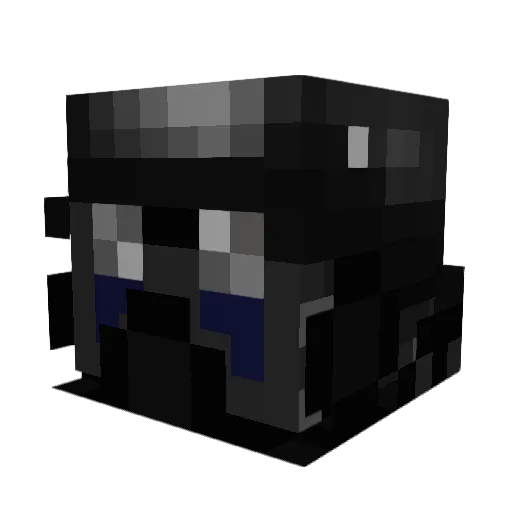 G_man_16 Minecraft avatar head, 3D render