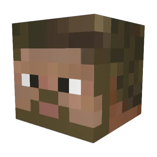G_spotter Minecraft avatar head, 3D render
