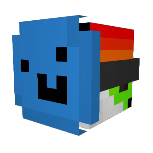 GaBeRK88 Minecraft avatar head, 3D render