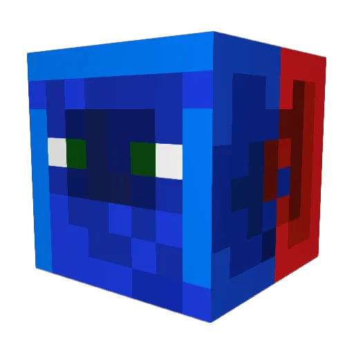 GaBoMaster13 Minecraft avatar head, 3D render