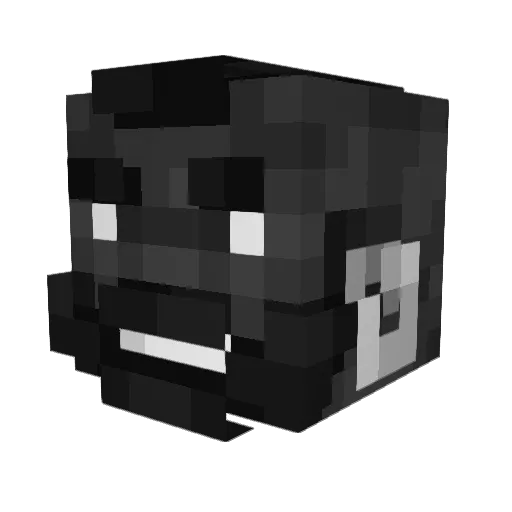 GaBo_236 Minecraft avatar head, 3D render