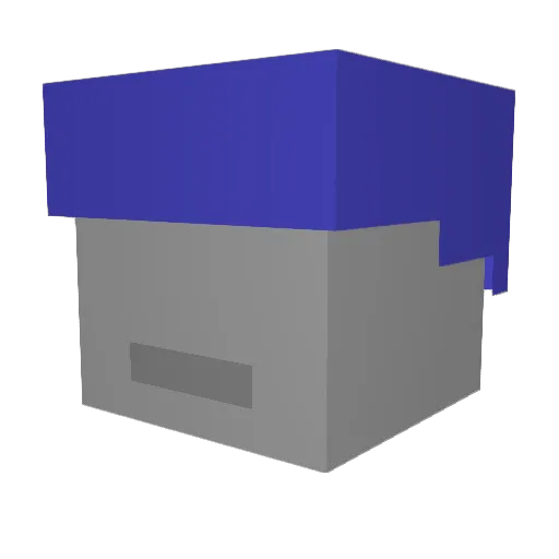GaMerX26 Minecraft avatar head, 3D render