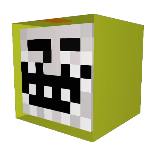 GaRaX340 Minecraft avatar head, 3D render