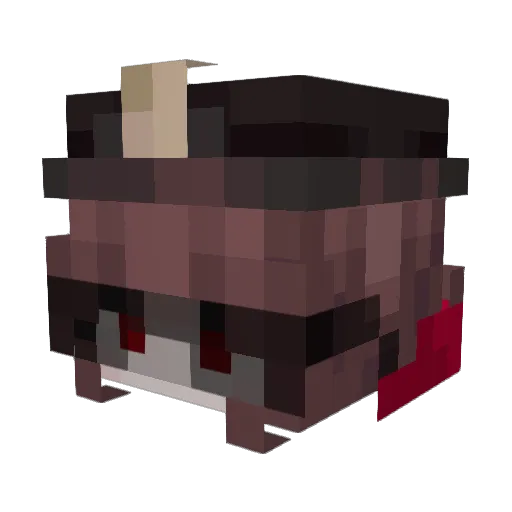 Gaaab27 Minecraft avatar head, 3D render