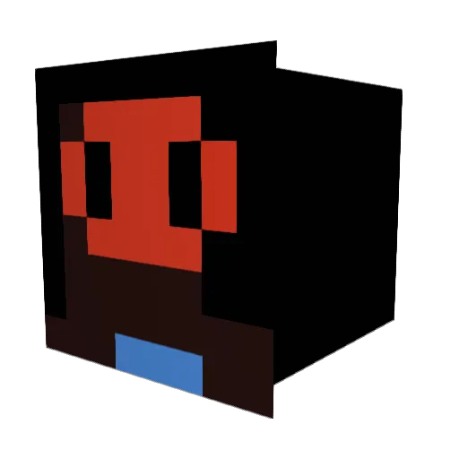Gaala015 Minecraft avatar head, 3D render