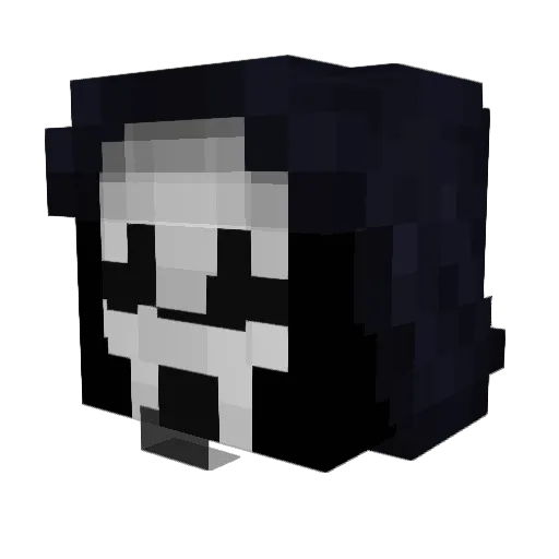 GaaraXD Minecraft avatar head, 3D render